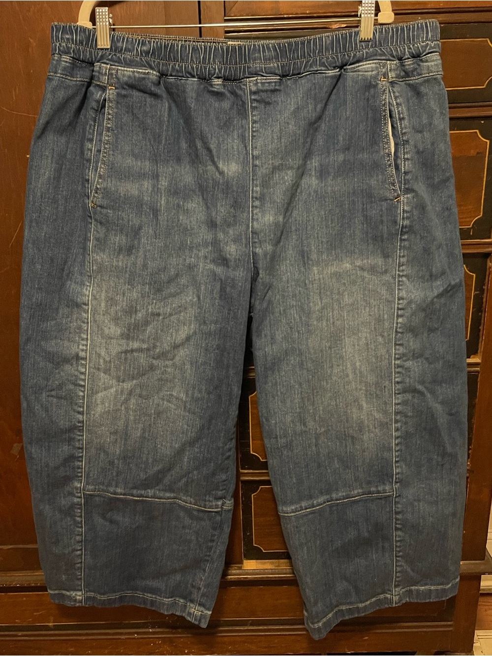 Pilcro Izzie Relaxed Pull-On Barrel Jeans 2X